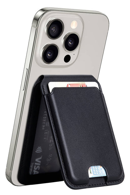Wiwu MW-003 Magsafe Uyumlu Standlı Deri Kartlık
