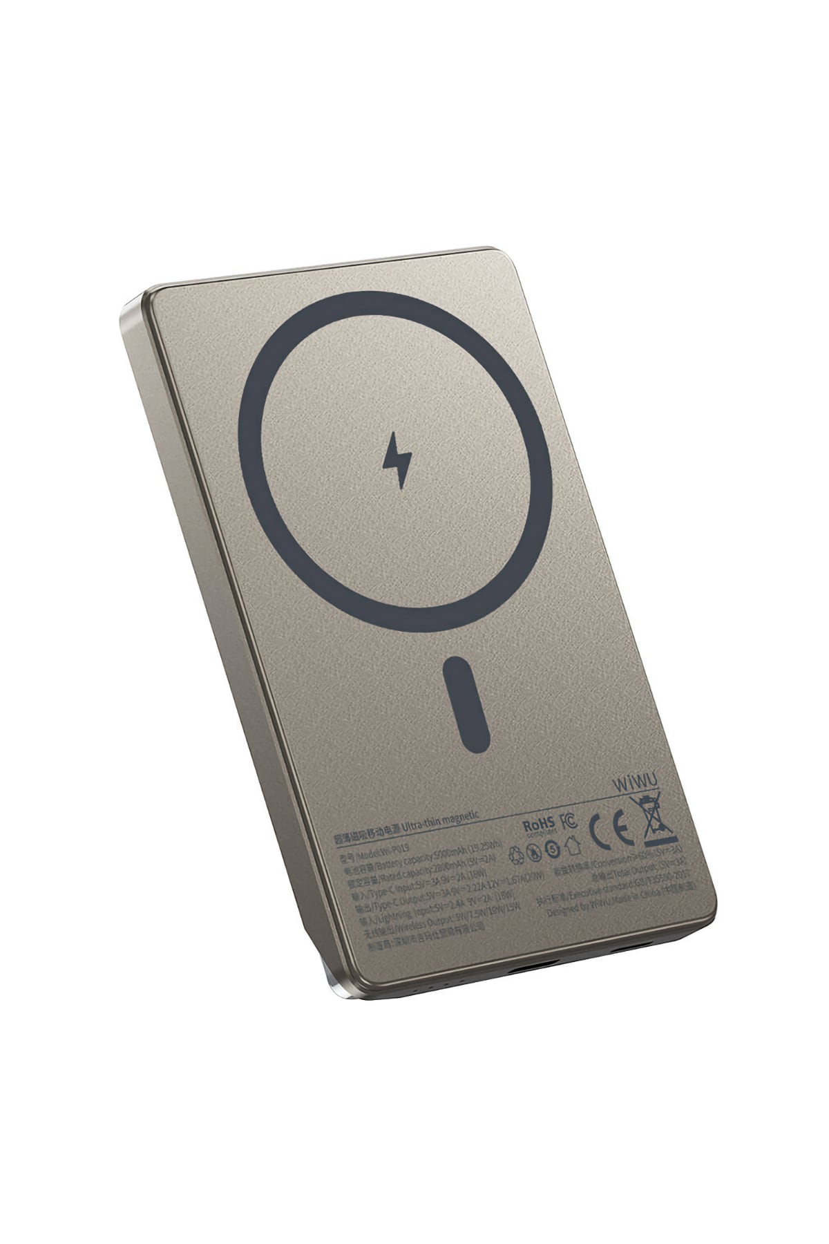 Wiwu P019 Explore Serisi İnce Magsafe Powerbank 15W 5000mAh