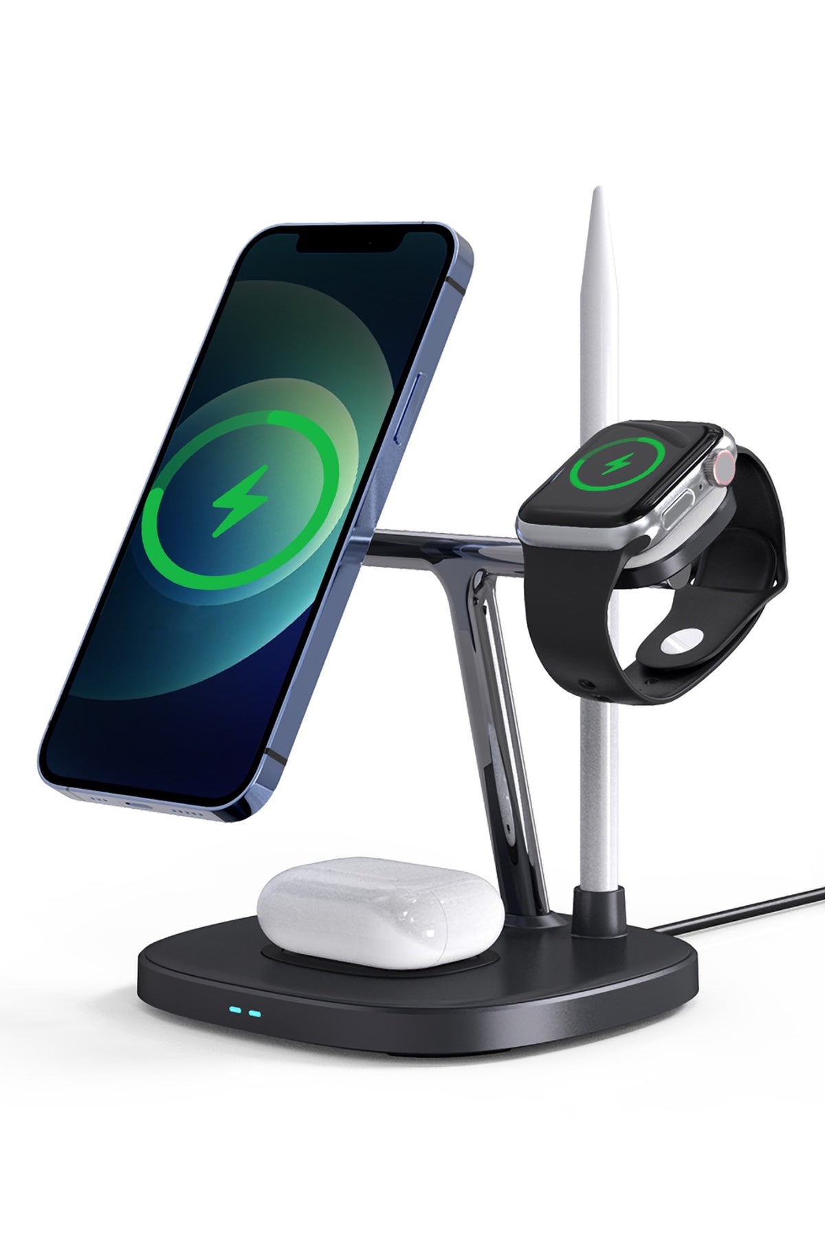 Wiwu Power Air 15w Magsafe Uyumlu 4in1 Wireless Şarj Cihazı