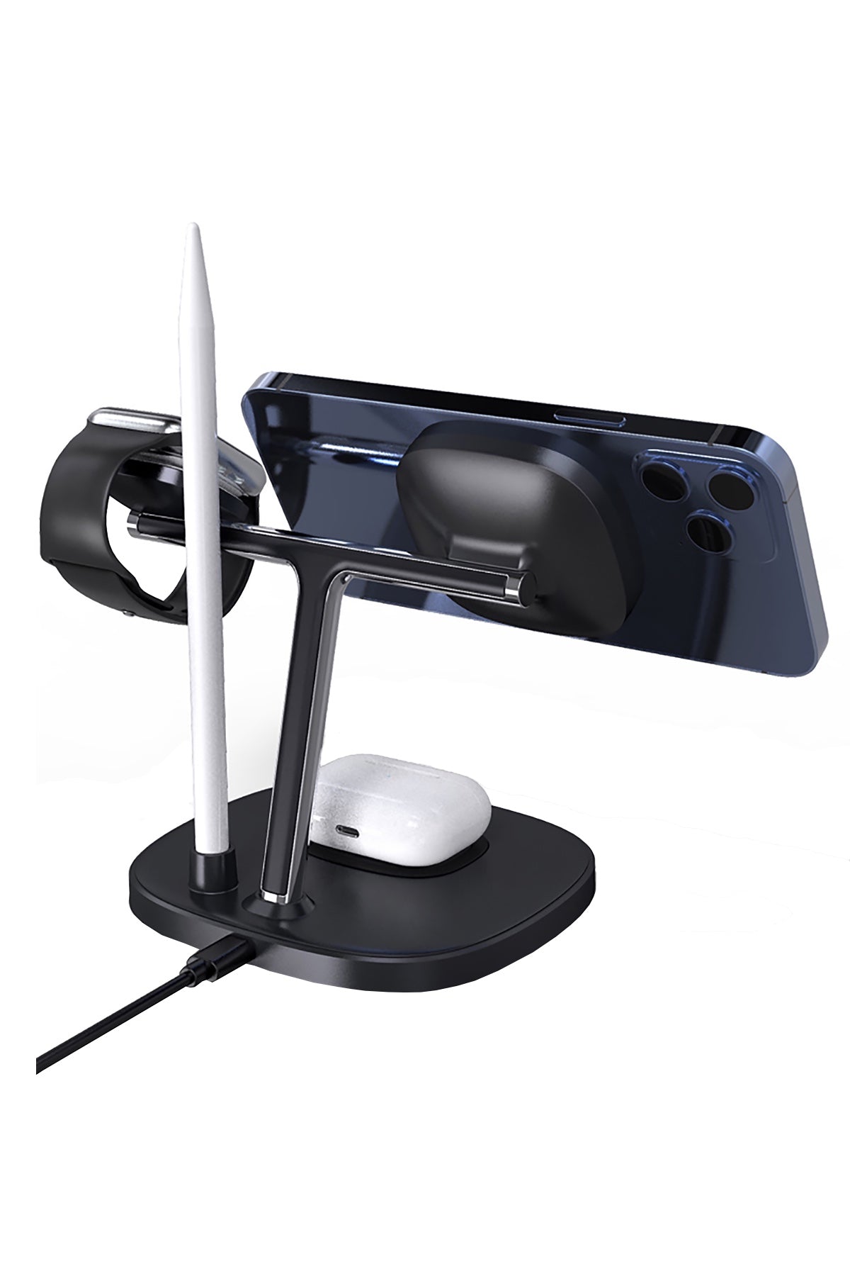 Wiwu Power Air 15w Magsafe Uyumlu 4in1 Wireless Şarj Cihazı