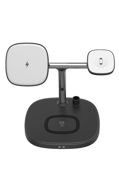 Wiwu Power Air 15w Magsafe Uyumlu 4in1 Wireless Şarj Cihazı