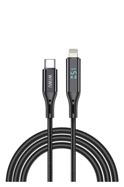 Wiwu Wi-C020 30W iPhone Hızlı Şarj Kablosu Lightning to Type-C 1.2M