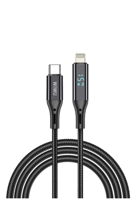 Wiwu Wi-C020 30W iPhone Hızlı Şarj Kablosu Lightning to Type-C 1.2M