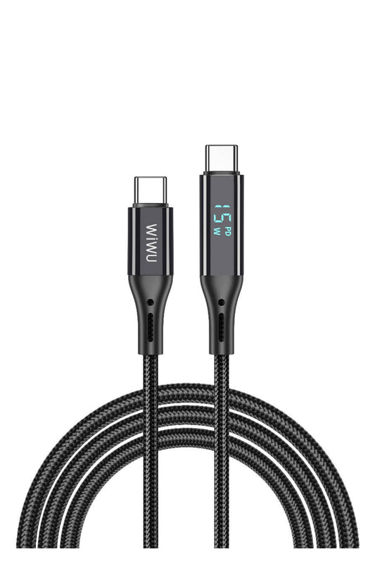 Wiwu Thor Wi-C020 100W iPhone Hızlı Şarj Kablosu Type-C to Type-C 1.2M