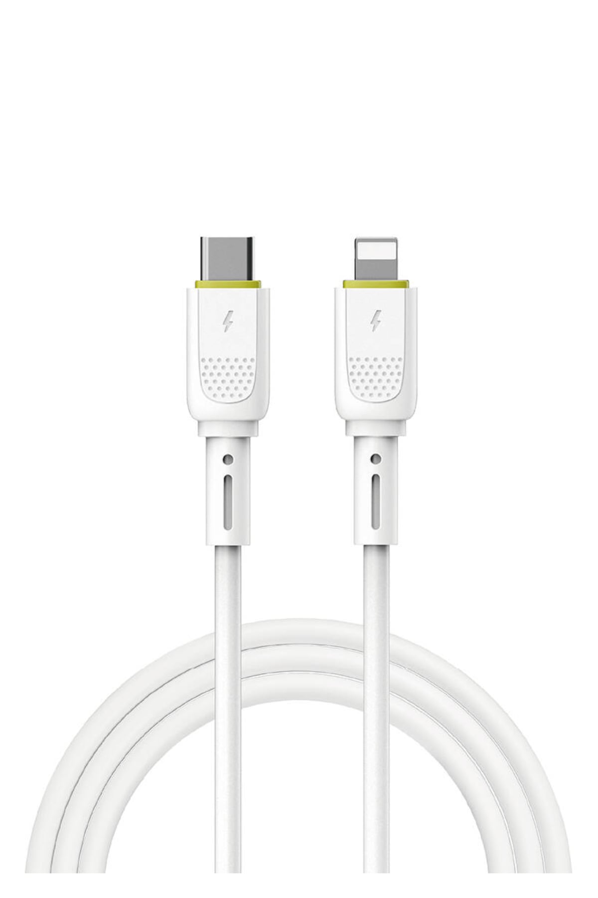 Wiwu Wi-C034 Type-C to Lightning iPhone PD Şarj Kablosu 30W 120cm Beyaz