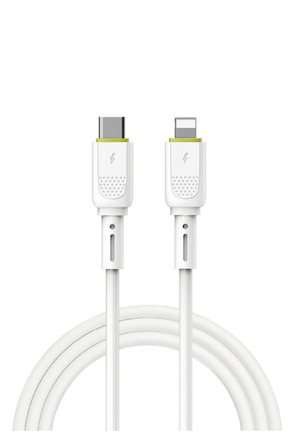 Wiwu Wi-C034 Type-C to Lightning iPhone PD Şarj Kablosu 30W 120cm Beyaz