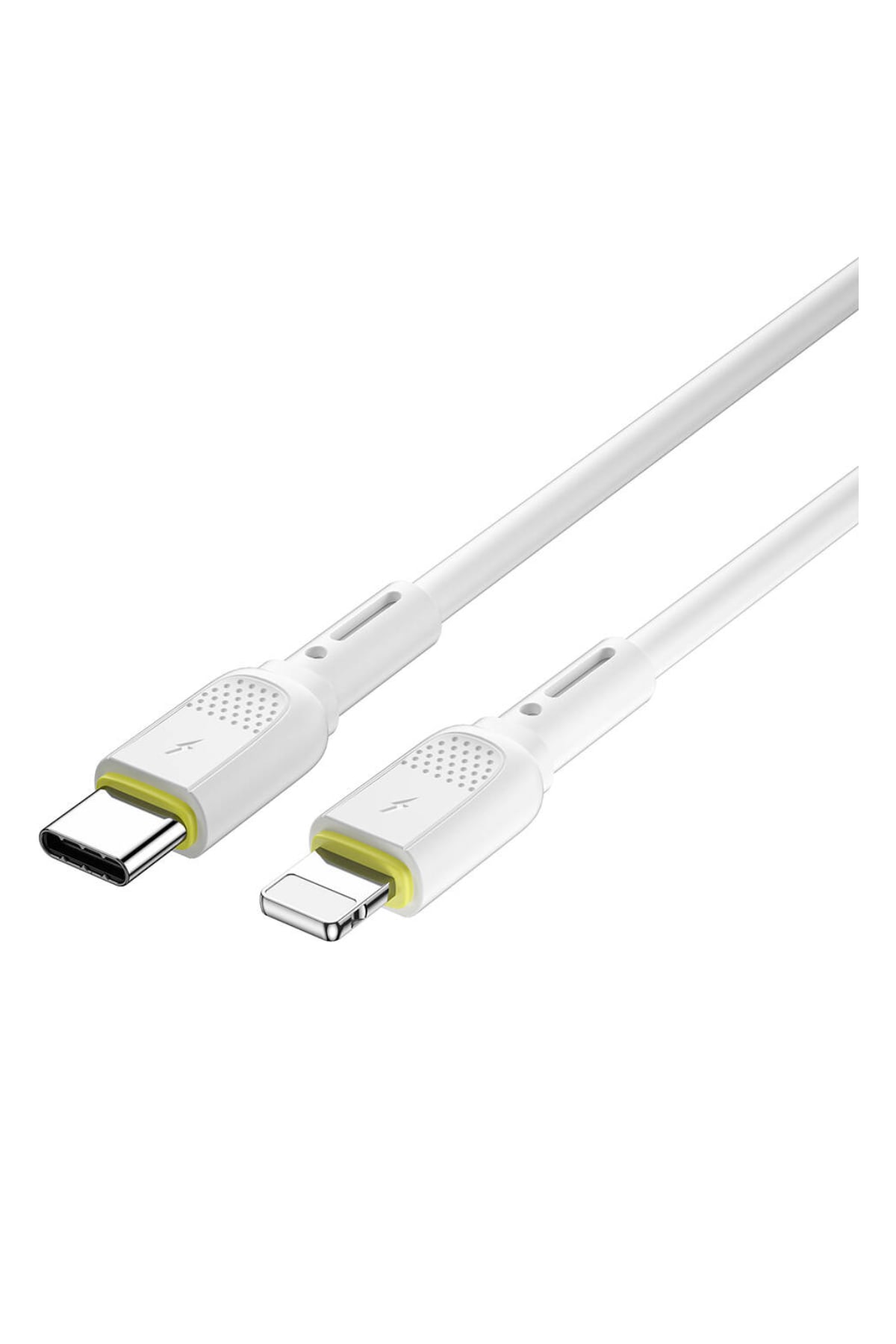 Wiwu Wi-C034 Type-C to Lightning iPhone PD Şarj Kablosu 30W 120cm Beyaz