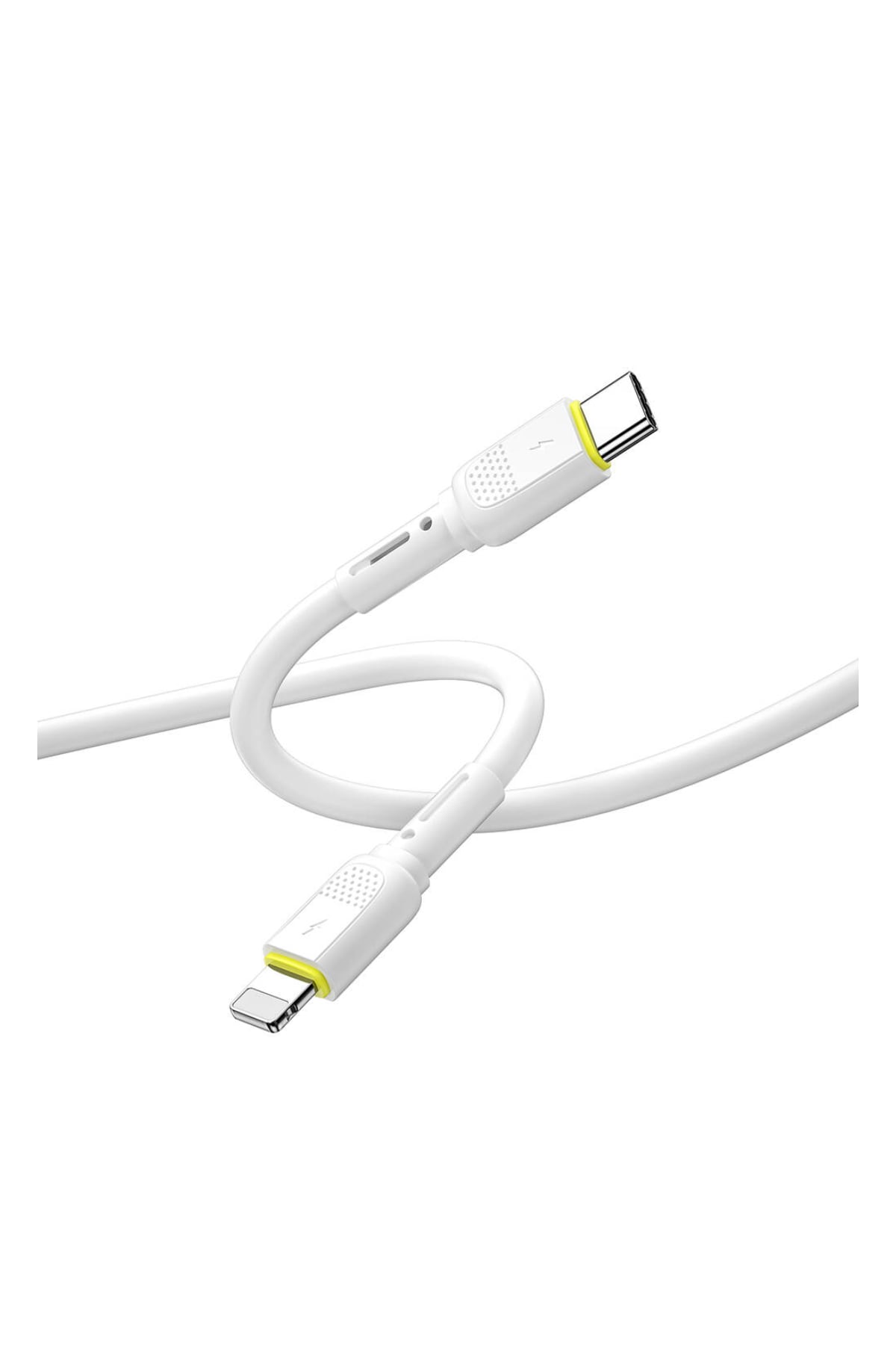 Wiwu Wi-C034 Type-C to Lightning iPhone PD Şarj Kablosu 30W 120cm Beyaz
