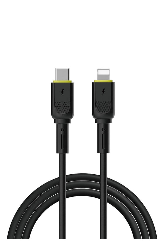 Wiwu Wi-C034 Type-C to Lightning iPhone PD Şarj Kablosu 30W 120cm Siyah