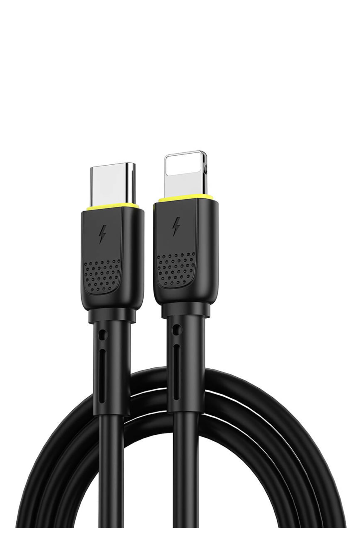 Wiwu Wi-C034 Type-C to Lightning iPhone PD Şarj Kablosu 30W 120cm Siyah