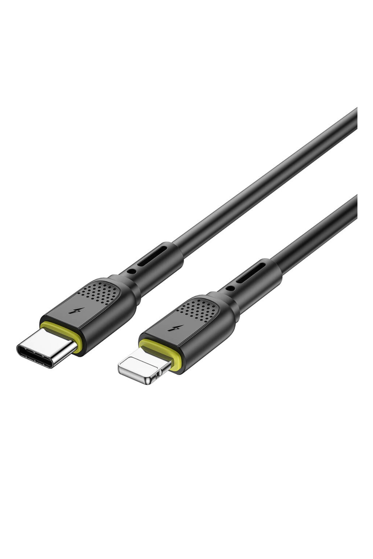 Wiwu Wi-C034 Type-C to Lightning iPhone PD Şarj Kablosu 30W 120cm Siyah