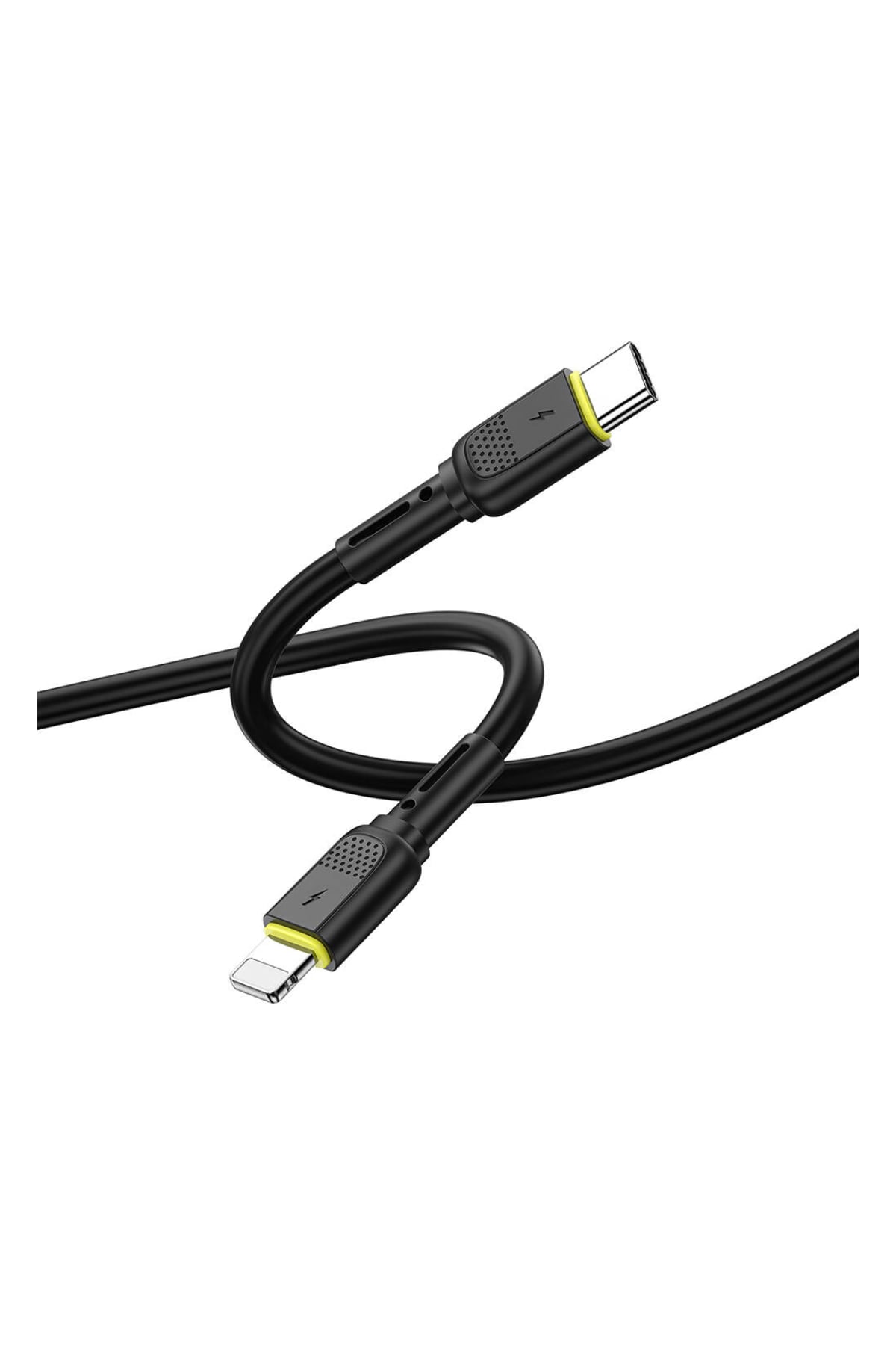 Wiwu Wi-C034 Type-C to Lightning iPhone PD Şarj Kablosu 30W 120cm Siyah