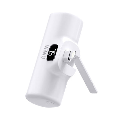 Wiwu Wi‑P017 Capsule 2in1 Mini Standlı Lightning Powerbank 5000 mAh
