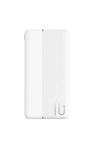 Wiwu Wi-P032 Dual USB-A ve Type-C PD LED Göstergeli Powerbank 10000mAh Beyaz