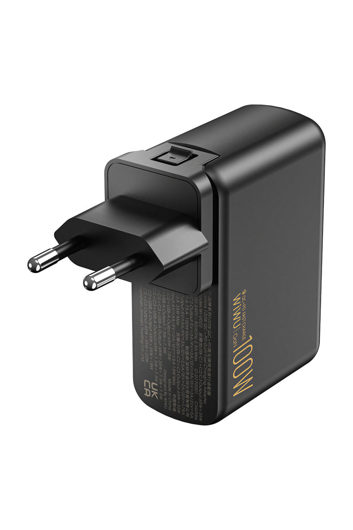 Wiwu Wi-U022W Warrior GaN 100W QC+PD Universal Hızlı Şarj Başlığı