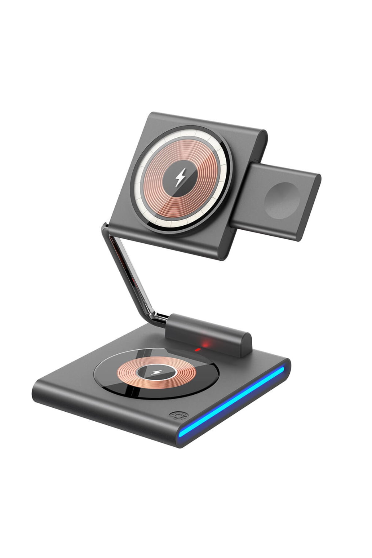 Wiwu Wi-W023 Geek 3in1 Hareketli Başlık Kablosuz Şarj Standı
