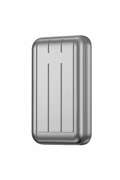 Xipin Magsafe Uyumlu 5000 mAh Wireless Manyetik Powerbank Gri