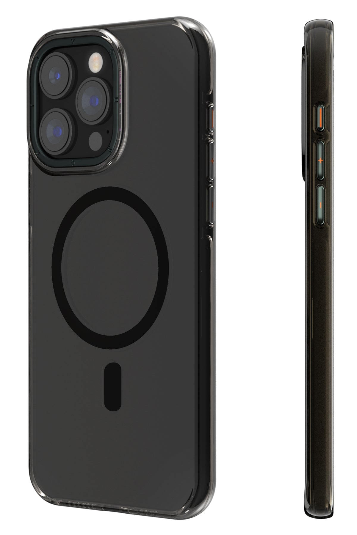 Youngkit Crystal Shield iPhone 14 Pro uyumlu Magsafe Siyah Kılıf