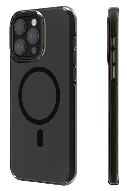 Youngkit Crystal Shield iPhone 14 Pro uyumlu Magsafe Siyah Kılıf