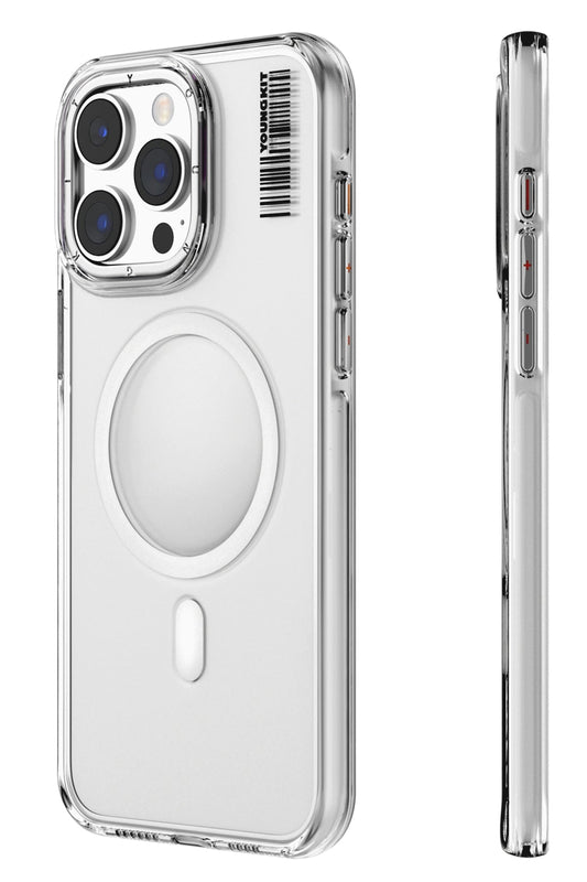Youngkit Crystal Shield iPhone 14 Pro uyumlu Magsafe Şeffaf Kılıf