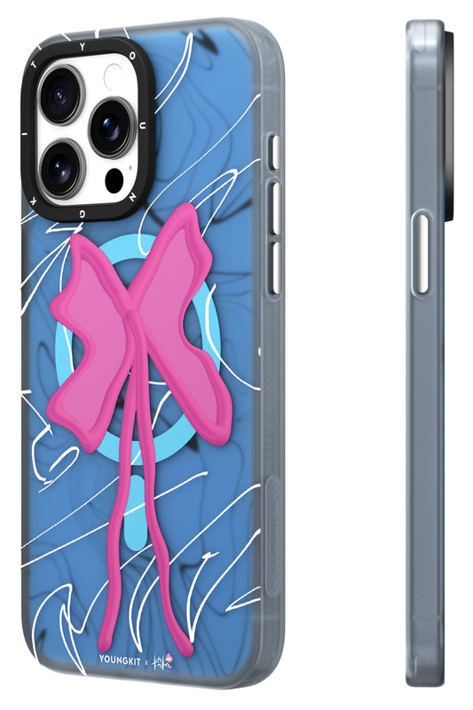 Youngkit Anti-Trend iPhone 14 Pro Max Magsafe uyumlu Kılıf Mavi