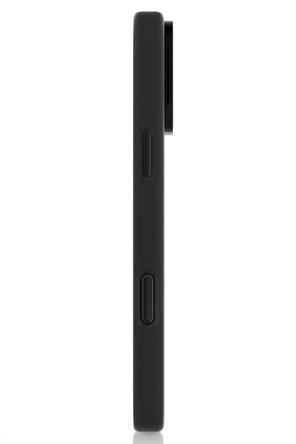 Youngkit Bitty Cream iPhone 16 Pro Magsafe Uyumlu Standlı Silikon Kılıf Siyah