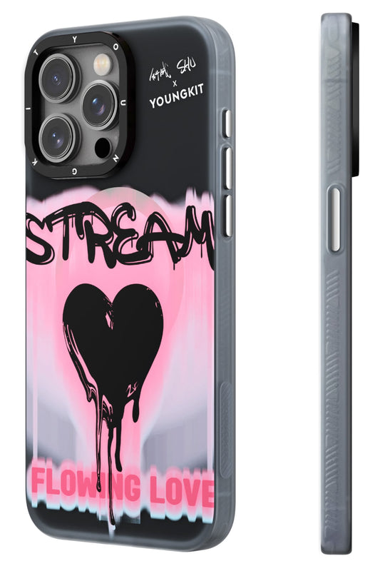Youngkit Dreamland iPhone 14 Pro Magsafe uyumlu Kılıf Pembe