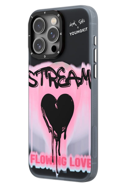 Youngkit Dreamland iPhone 15 Pro Magsafe uyumlu Kılıf Pembe