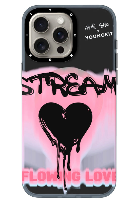 Youngkit Dreamland iPhone 15 Pro Max Magsafe uyumlu Kılıf Pembe