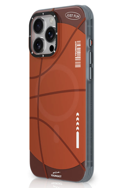 Youngkit Dynamic Spor iPhone 16 Pro Magsafe Uyumlu Kahverengi Kılıf