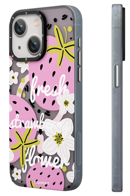 Youngkit Fruity Flavour iPhone 13 / 14 Uyumlu Kılıf Pembe