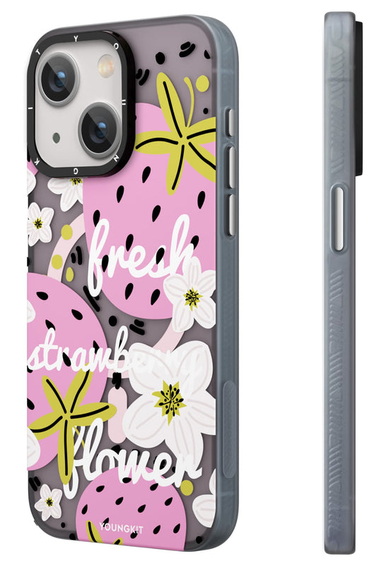 Youngkit Fruity Flavour iPhone 13 / 14 Uyumlu Kılıf Pembe