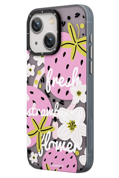 Youngkit Fruity Flavour iPhone 13 / 14 Uyumlu Kılıf Pembe