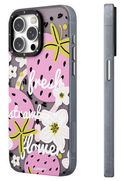 Youngkit Fruity Flavour iPhone 14 Pro Max Uyumlu Kılıf Pembe
