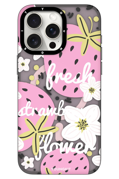 Youngkit Fruity Flavour iPhone 14 Pro Max Uyumlu Kılıf Pembe