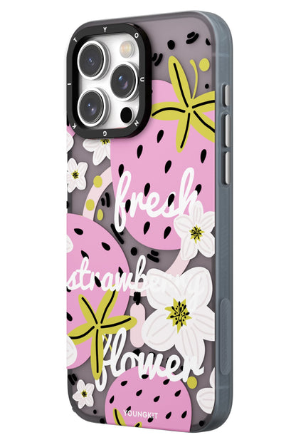 Youngkit Fruity Flavour iPhone 15 Pro Max Uyumlu Kılıf Pembe