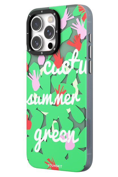 Youngkit Fruity Flavour iPhone 15 Pro Uyumlu Kılıf Yeşil