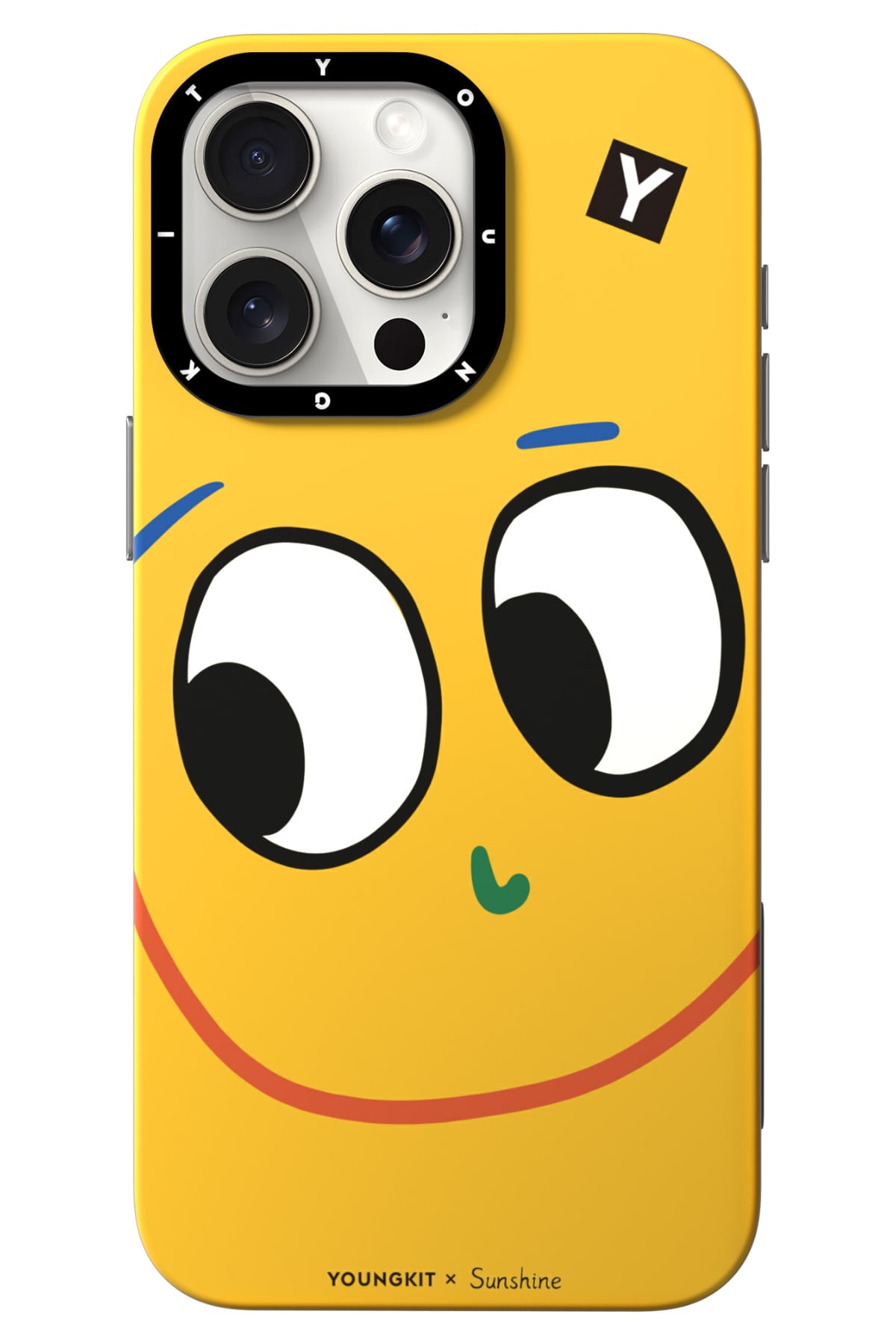 Youngkit Daily Happy iPhone 14 Pro Magsafe uyumlu Kılıf Sarı