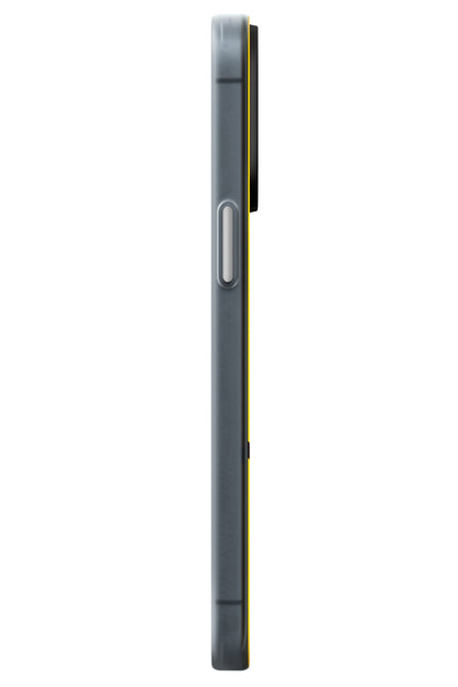 Youngkit Daily Happy iPhone 14 Pro Magsafe uyumlu Kılıf Sarı Siyah
