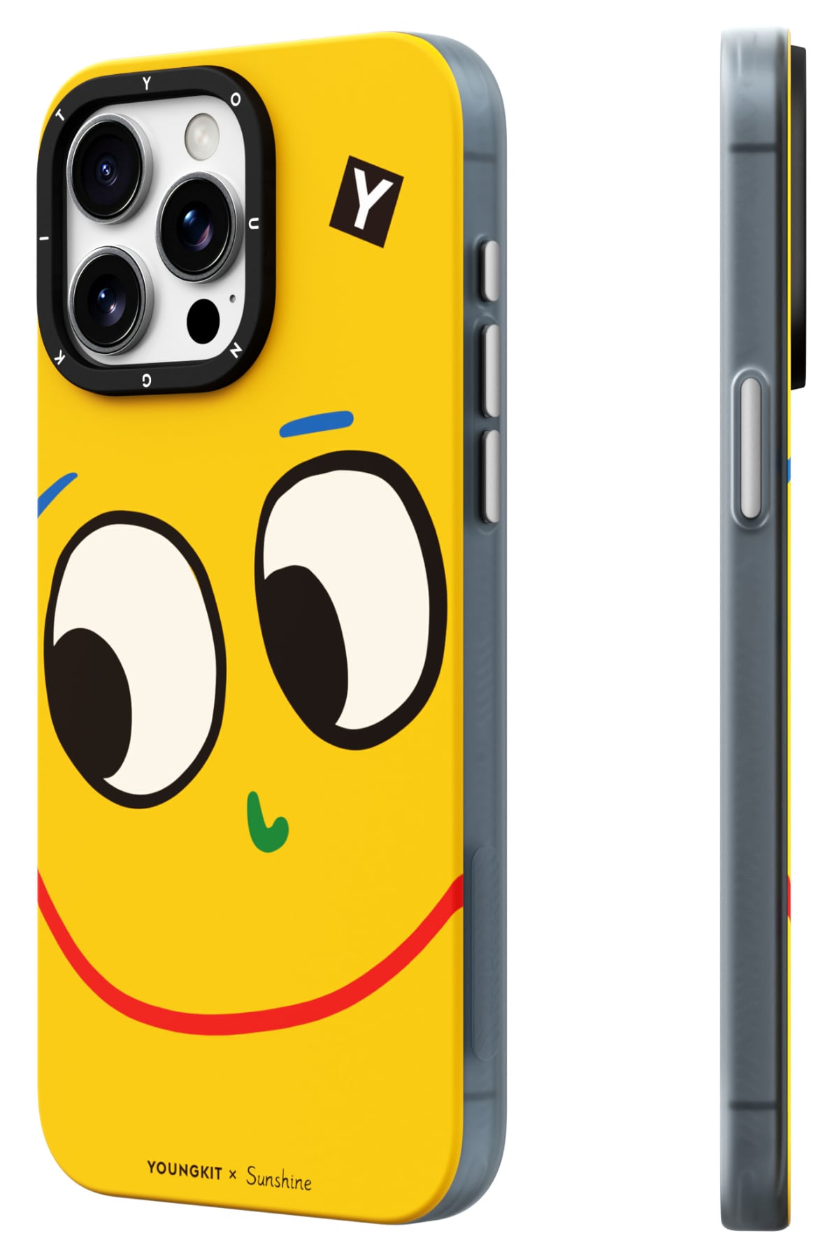 Youngkit Daily Happy iPhone 14 Pro Max Magsafe uyumlu Kılıf Sarı