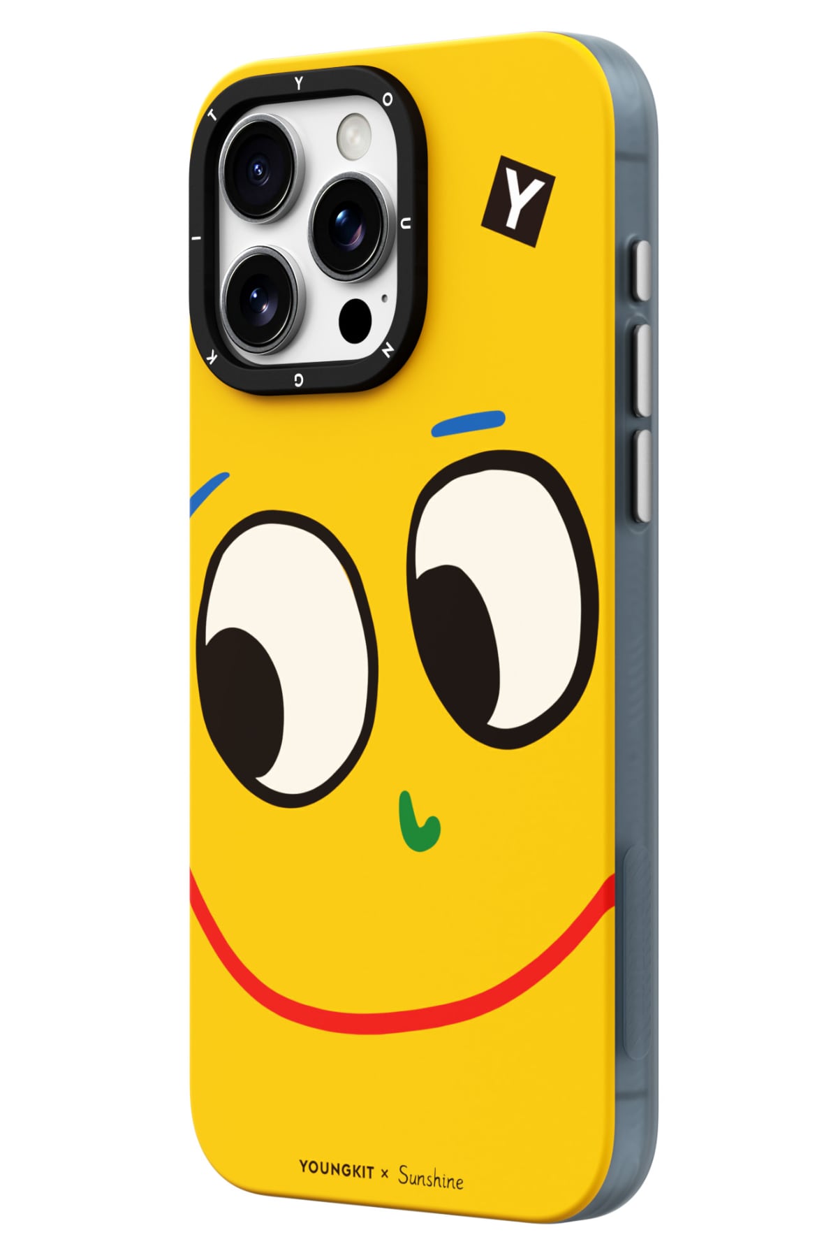 Youngkit Daily Happy iPhone 15 Pro Max Magsafe uyumlu Kılıf Sarı