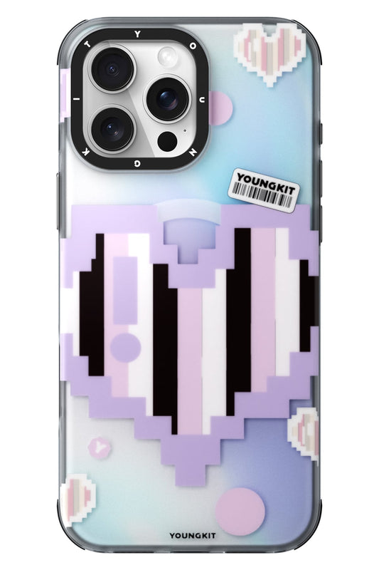 Youngkit Love iPhone 16 Pro Magsafe Uyumlu Mor Kılıf