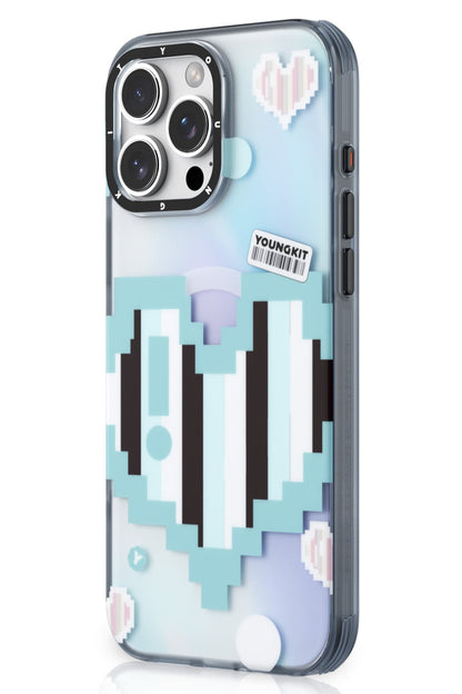Youngkit Love iPhone 16 Pro Magsafe Uyumlu Yeşil Kılıf