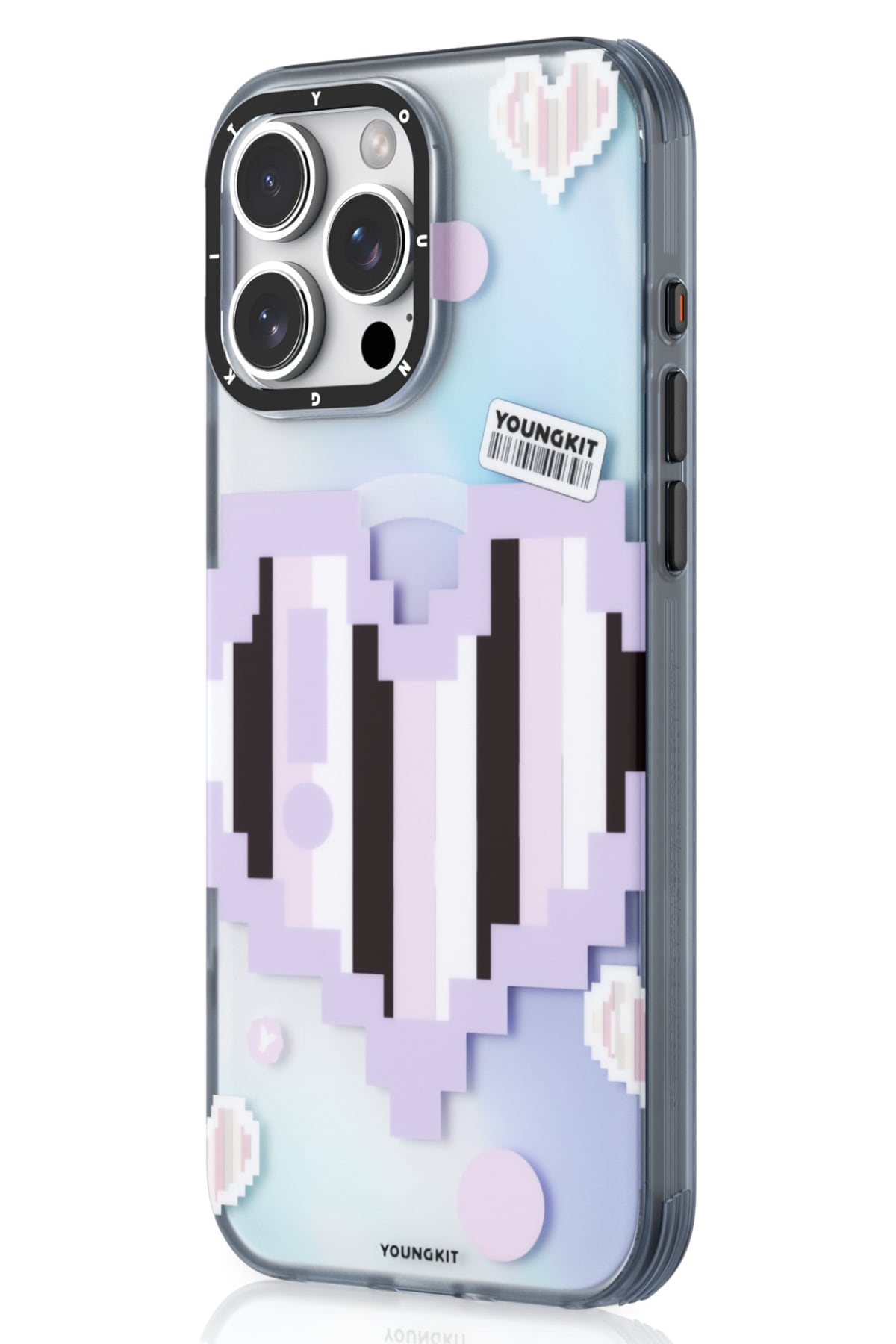 Youngkit Love iPhone 16 Pro Max Magsafe Uyumlu Mor Kılıf