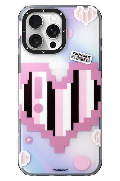 Youngkit Love iPhone 16 Pro Max Magsafe Uyumlu Pembe Kılıf