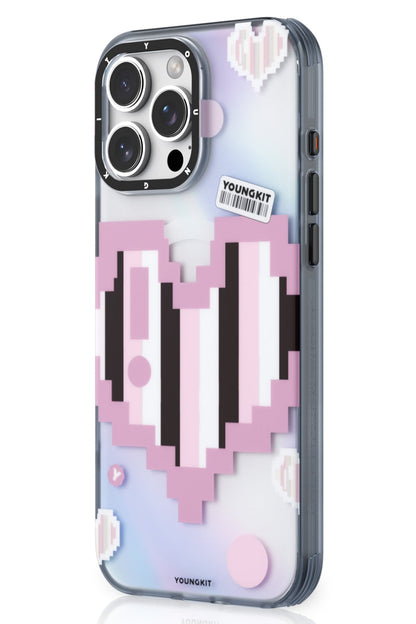 Youngkit Love iPhone 16 Pro Max Magsafe Uyumlu Pembe Kılıf