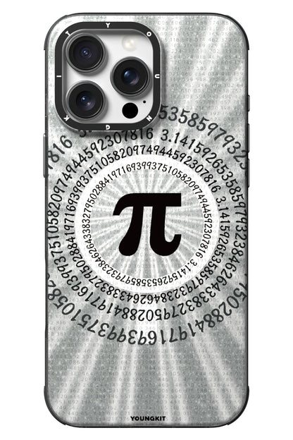 Youngkit Mathematical iPhone 16 Pro Magsafe Uyumlu Gri Kılıf