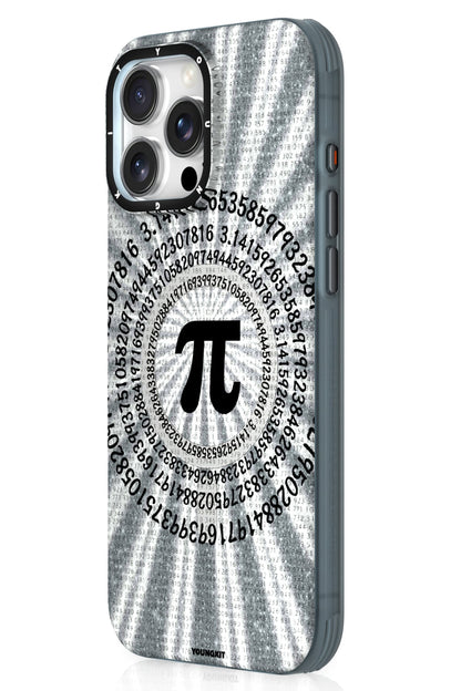 Youngkit Mathematical iPhone 16 Pro Magsafe Uyumlu Gri Kılıf