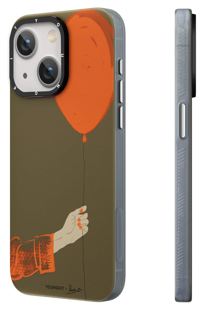 Youngkit Orange Flying Balloon iPhone 13 / 14 Magsafe Kılıf
