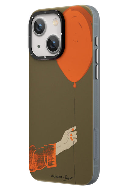 Youngkit Orange Flying Balloon iPhone 13 / 14 Magsafe Kılıf